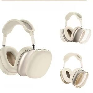 AirPods Max 2024 Starlight Rubber & Plastic Case Set (5 pcs)